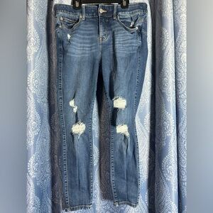 Torrid Bombshell distressed skinny jeans size 12s